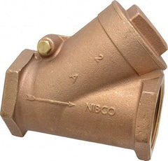 NIBCO - 2" Bronze Check Valve - Y-Pattern, FNPT x FNPT, 200 WOG - Best Tool & Supply