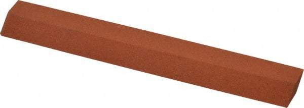 Norton - 4" Long x 9/16" Wide x 3/16" Thick, Aluminum Oxide Sharpening Stone - Diamond, Fine Grade - Best Tool & Supply