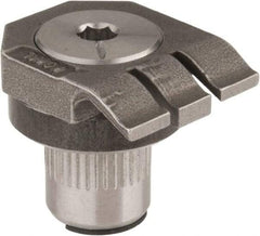 Mitee-Bite - 7-1/2mm Clamping Height, 880 Lb Clamping Pressure, Raised Height Low Profile Positioning Stop - 7-1/2mm Jaw Height, Spring Steel, Series Mitee-Bite Kopal Mini Clamps - Best Tool & Supply