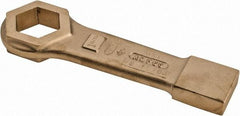 Ampco - 1-11/16" 6 Point Striking Box Wrench - Single End, 9-7/8" OAL, Aluminum Bronze - Best Tool & Supply