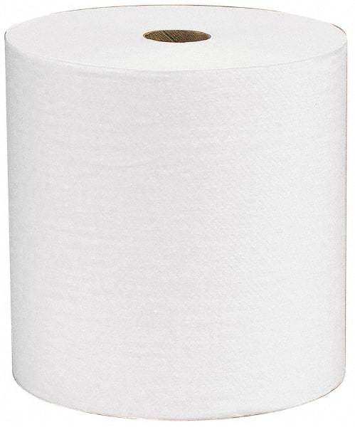 Scott - Hard Roll of 1 Ply White Paper Towels - 8" Wide, 400' Roll Length - Best Tool & Supply