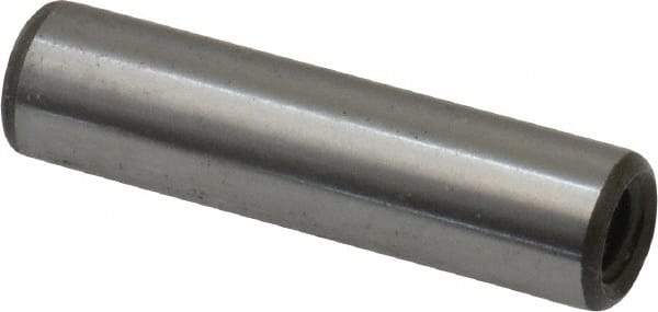 Jergens - 1/4" Diam x 1" Pin Length C-1215 Alloy Steel Pull Out Dowel Pin - C 47-58 & C 60-64 (Surface) Hardness, 1 Beveled & 1 Threaded End - Best Tool & Supply