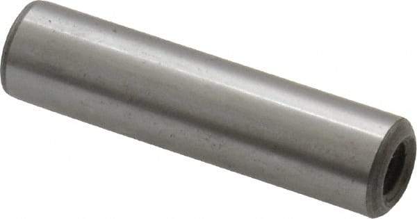 Jergens - 5/16" Diam x 1-1/4" Pin Length C-1215 Alloy Steel Pull Out Dowel Pin - C 47-58 & C 60-64 (Surface) Hardness, 1 Beveled & 1 Threaded End - Best Tool & Supply