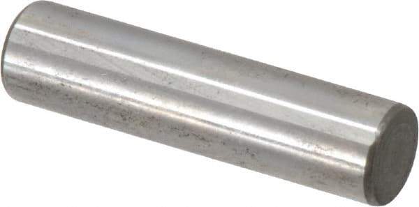 Jergens - 3/8" Diam x 1-1/2" Pin Length C-1215 Alloy Steel Pull Out Dowel Pin - C 47-58 & C 60-64 (Surface) Hardness, 1 Beveled & 1 Threaded End - Best Tool & Supply