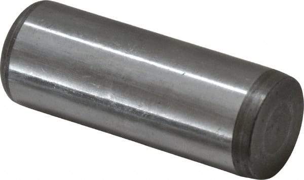 Jergens - 3/4" Diam x 2" Pin Length C-1215 Alloy Steel Pull Out Dowel Pin - C 47-58 & C 60-64 (Surface) Hardness, 1 Beveled & 1 Threaded End - Best Tool & Supply