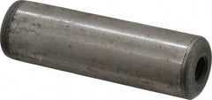 Jergens - 3/4" Diam x 2-1/2" Pin Length C-1215 Alloy Steel Pull Out Dowel Pin - C 47-58 & C 60-64 (Surface) Hardness, 1 Beveled & 1 Threaded End - Best Tool & Supply