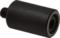 Jergens - 1/4-20 Thread, 5/8" OD, 1" High, Jig Foot - Black Oxide Finish, Low Carbon Steel, Case Hardened, 75-77 R30N Heat Treatment - Best Tool & Supply