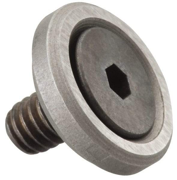 Gibraltar - 8-32 Thread, 1/2" OD, 1/4" High, Flat Foot - Steel & Lead Alloy - Best Tool & Supply