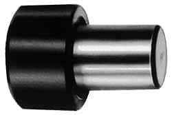 Gibraltar - 1-3/32" OAL, 5/8" Head Height, 5/8" OD, 52100 Steel, Unground, Press Fit Rest Button - Black Oxide Coating, 3/8" Pin Diam - Best Tool & Supply