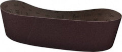 3M - 6" Wide x 48" OAL, 36 Grit, Aluminum Oxide Abrasive Belt - Aluminum Oxide, Very Coarse, Coated, X Weighted Cloth Backing, Series 341D - Best Tool & Supply