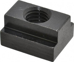 Jergens - 1/2-13 Blind Tapped T Slot Nut - 9/16" Slot Width, 7/8 x 11/32" Base Width x Height, 1-1/8 x 5/8" OAL x Height - Best Tool & Supply