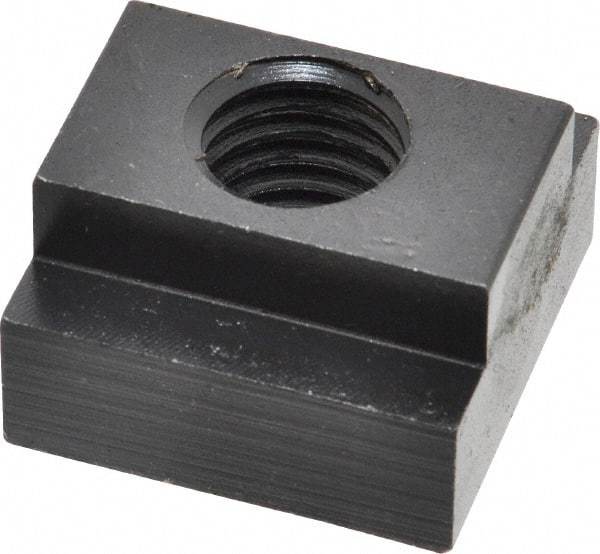 Jergens - 5/8-11 Blind Tapped T Slot Nut - 3/4" Slot Width, 1-1/4 x 15/32" Base Width x Height, 1-1/4 x 3/4" OAL x Height - Best Tool & Supply