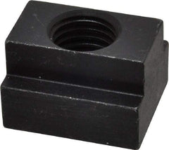 Jergens - 3/4-10 Blind Tapped T Slot Nut - 13/16" Slot Width, 1-1/4 x 9/16" Base Width x Height, 1-1/2 x 1" OAL x Height - Best Tool & Supply