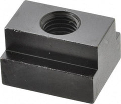 Jergens - 3/4-10 Blind Tapped T Slot Nut - 1-1/16" Slot Width, 1-5/8 x 1-1/16" Base Width x Height, 2 x 1-1/4" OAL x Height - Best Tool & Supply