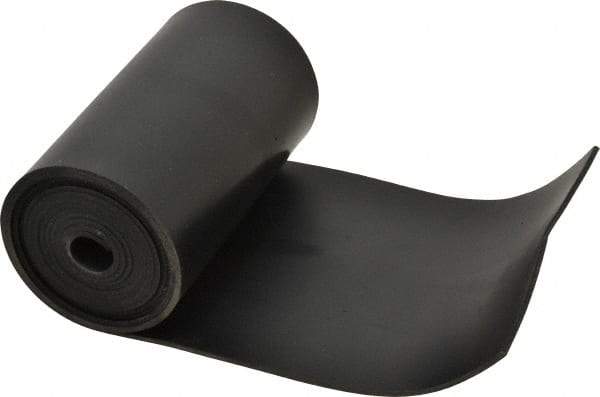 Made in USA - 1/16" Thick x 4" Wide x 60" Long, Buna-N Rubber Strip - Stock Length, 40 Shore A Durometer, 800 to 1,000 psi Tensile Strength, -20 to 170°F, Black - Best Tool & Supply