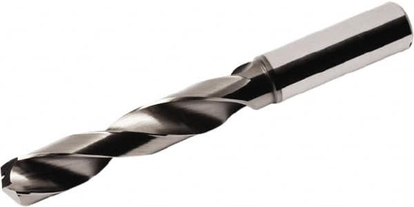 Seco - 10.5mm 140° Spiral Flute Solid Carbide Screw Machine Drill Bit - Best Tool & Supply