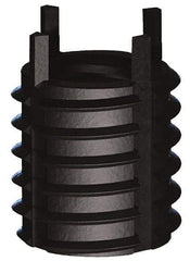 Jergens - 1-1/2 - 6 Internal, 1-7/8 - 12 External, UNC, 2" Insert Length, Heavy Duty Keylocking Thread Inserts - Carbon Steel, Zinc Phosphate Finish, Grade C1215, 2B Internal Class of Fit, 2A External Class of Fit, Use Tool 215-064716 - Best Tool & Supply