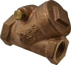 NIBCO - 3/8" Bronze Check Valve - Y-Pattern, FNPT x FNPT, 200 WOG - Best Tool & Supply