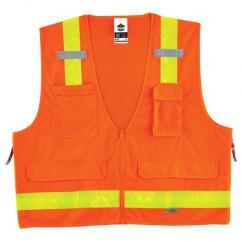 8250ZHG S/M ORANGE SURVEYORS VEST - Best Tool & Supply