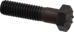 Fairlane - Serrated Tooth, 3/8-16, 1-1/2" Shank Length, 1-1/8" Thread Length, Black Oxide Finish, Hex Head, Adjustable Positioning Gripper - 1/2" Pad Diam, 9/16" Hex, 9/32" Head Height, Fine Tooth Grade - Best Tool & Supply