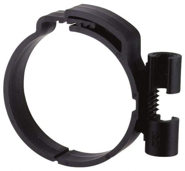 ZSI - 3/8" Rod, 1-1/8" Tube Diam, Cushion Clamp - Black, 150 Lb Capacity, Polyamide - Best Tool & Supply