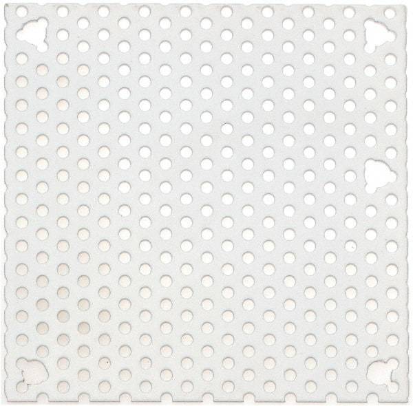 Cooper B-Line - 4-1/4" OAW x 4-1/4" OAH Powder Coat Finish Electrical Enclosure Perforated Panel - 6" x 6" Box, 16 Gauge Steel, Use with 664-1 - Best Tool & Supply