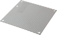 Cooper B-Line - 6-1/4" OAW x 6-1/4" OAH Powder Coat Finish Electrical Enclosure Perforated Panel - 8" x 8" Box, 16 Gauge Steel, Use with 884-1/886-1 - Best Tool & Supply