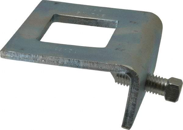 Cooper B-Line - 5/8" Max Flange Thickness, Strut To Beam Clamp - 900 Lb Capacity, ASTM A1011 Carbon Steel - Best Tool & Supply