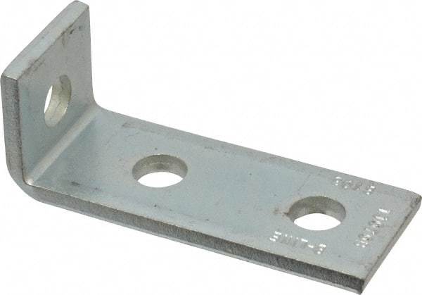 Cooper B-Line - Zinc Plated Carbon Steel 90° Strut Fitting - 1/2" Bolt, 3 Holes, Used with Cooper B Line Channel & Strut (All Sizes Except B62 & B72) - Best Tool & Supply