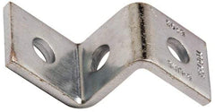 Cooper B-Line - Zinc Plated Carbon Steel Z Strut Fitting - 1/2" Bolt, 3 Holes, Used with Cooper B Line Channel & Strut (All Sizes Except B62 & B72) - Best Tool & Supply