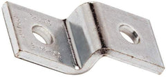 Cooper B-Line - Zinc Plated Carbon Steel Z Strut Fitting - 1/2" Bolt, 2 Holes, Used with Cooper B Line Channel & Strut (All Sizes Except B62 & B72) - Best Tool & Supply