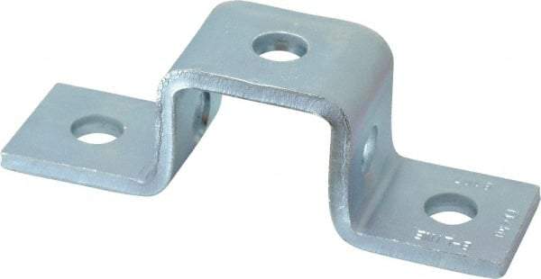 Cooper B-Line - Zinc Plated Carbon Steel Bracket Strut Fitting - 1/2" Bolt, 5 Holes, Used with Cooper B Line Channel & Strut (All Sizes Except B62 & B72) - Best Tool & Supply