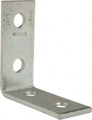 Cooper B-Line - Zinc Plated Carbon Steel 90° Strut Fitting - 1/2" Bolt, 4 Holes, Used with Cooper B Line Channel & Strut (All Sizes Except B62 & B72) - Best Tool & Supply