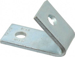 Cooper B-Line - Zinc Plated Carbon Steel 45° Closed Angle Strut Fitting - 1/2" Bolt, 2 Holes, Used with Cooper B Line Channel & Strut (All Sizes Except B62 & B72) - Best Tool & Supply