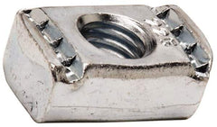 Cooper B-Line - 3/8" Rod, Zinc Plated Carbon Steel Channel Strut Nut with O Spring - 1100 Lb Capacity, 3/8" Bolt, 1 Hole, Used with Cooper B Line B11, B12, B22, B24, B26 & B32 Channel & Strut - Best Tool & Supply