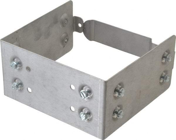 Cooper B-Line - 6 Inch Wide x 6 Inch High, Rectangular Raceway Connector Coupling - Gray, For Use with Lay In Wireways, Type 1 Screw Cover Wireway - Best Tool & Supply