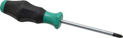 Wera - #2, 8-1/4" OAL, Standard Phillips Screwdriver - 4" Blade Length, Round Shank, Ergonomic Handle - Best Tool & Supply