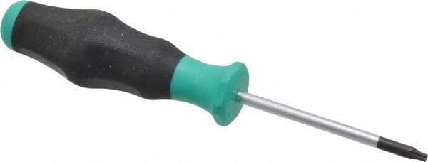 Wera - T9 Torx Driver - 2-23/64" Blade Length, 5-35/64" OAL, Ergonomic Handle - Best Tool & Supply