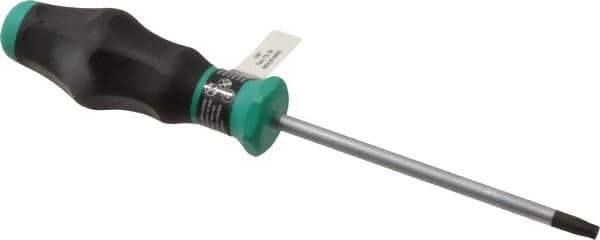 Wera - T30 Torx Driver - 4-33/64" Blade Length, 8-21/32" OAL, Ergonomic Handle - Best Tool & Supply