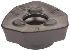 Iscar - FF WOMT09T320 Grade IC908 Carbide Milling Insert - TiAlN Finish, 0.1575" Thick, 18mm Inscribed Circle, 2mm Corner Radius - Best Tool & Supply