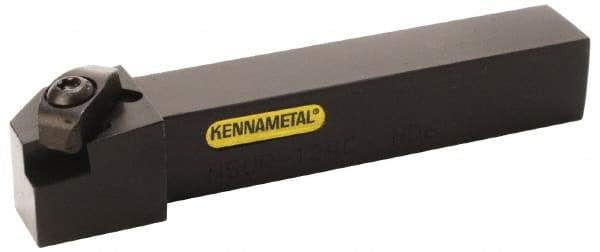 Kennametal - External Thread, Right Hand Cut, 3/4" Shank Width x 3/4" Shank Height Indexable Threading Toolholder - 5" OAL, NTU 4R Insert Compatibility, NSU Toolholder, Series Top Notch - Best Tool & Supply