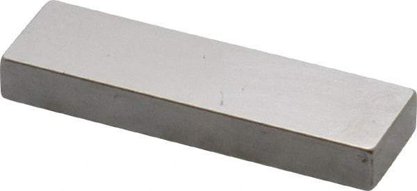 Mitutoyo - 0.149" Rectangular Steel Gage Block - Accuracy Grade 0, Includes Certificate of Inspection - Best Tool & Supply