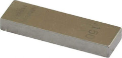 Mitutoyo - 0.15" Rectangular Steel Gage Block - Accuracy Grade 0, Includes Certificate of Inspection - Best Tool & Supply