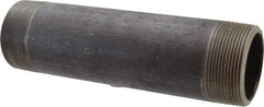 Made in USA - Schedule 80, 2" Diam x 8" Long Black Pipe Nipple - Threaded - Best Tool & Supply