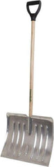 True Temper - 18 Inch Wide Blade x 15 Inch High Blade Snow Shovel - 38 Inch Long Ash Shaft Handle with Poly D-Grip - Best Tool & Supply