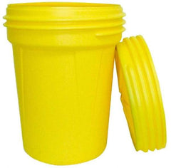 Eagle - 30 Gallon Closure Capacity, Screw On Closure, Yellow Lab Pack - 5 Gallon Container, Polyethylene, 396 Lb. Capacity, UN 1H2/X120/S; UN 1H2/Y180/S Listing - Best Tool & Supply