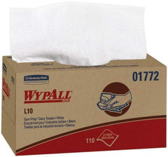 WypAll - Dry General Purpose Wipes - Pop-Up, 10-1/4" x 9" Sheet Size, White - Best Tool & Supply