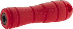 Nicholson - 4-1/8" Long, Screw On, Plastic File Handle - For Use with 6, 8 & 10" Files - Best Tool & Supply