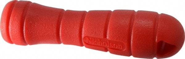 Nicholson - 4-3/4" Long, Screw On, Plastic File Handle - For Use with 10, 12 & 14" Files - Best Tool & Supply