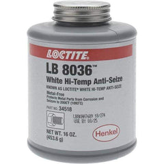 Loctite - 16 oz Brush Top High Temperature Anti-Seize Lubricant - Graphite, 2,000°F - Best Tool & Supply